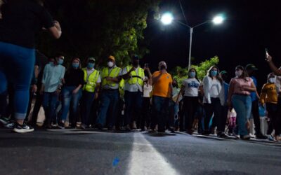 Alcaldía de Maracaibo recuperó e iluminó 1,2 KM de vialidad de la Facultad de Medicina y del Hospital Universitario