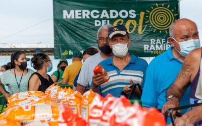 Más de 20 TON de alimentos y proteínas distribuyó la Alcaldía de Maracaibo con los Mercados del Sol en Juana de Ávila