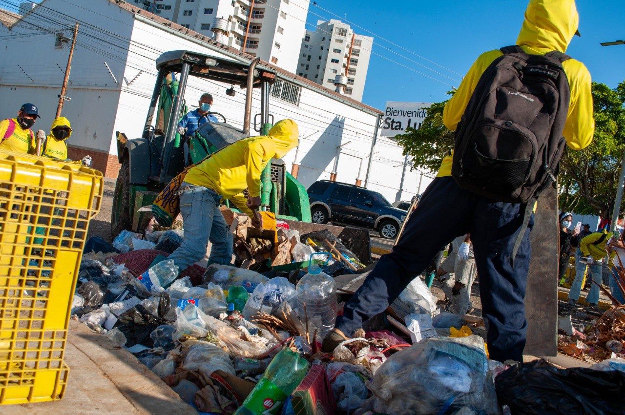 Alcaldía de Maracaibo redujo puntos críticos de desechos en la ciudad.