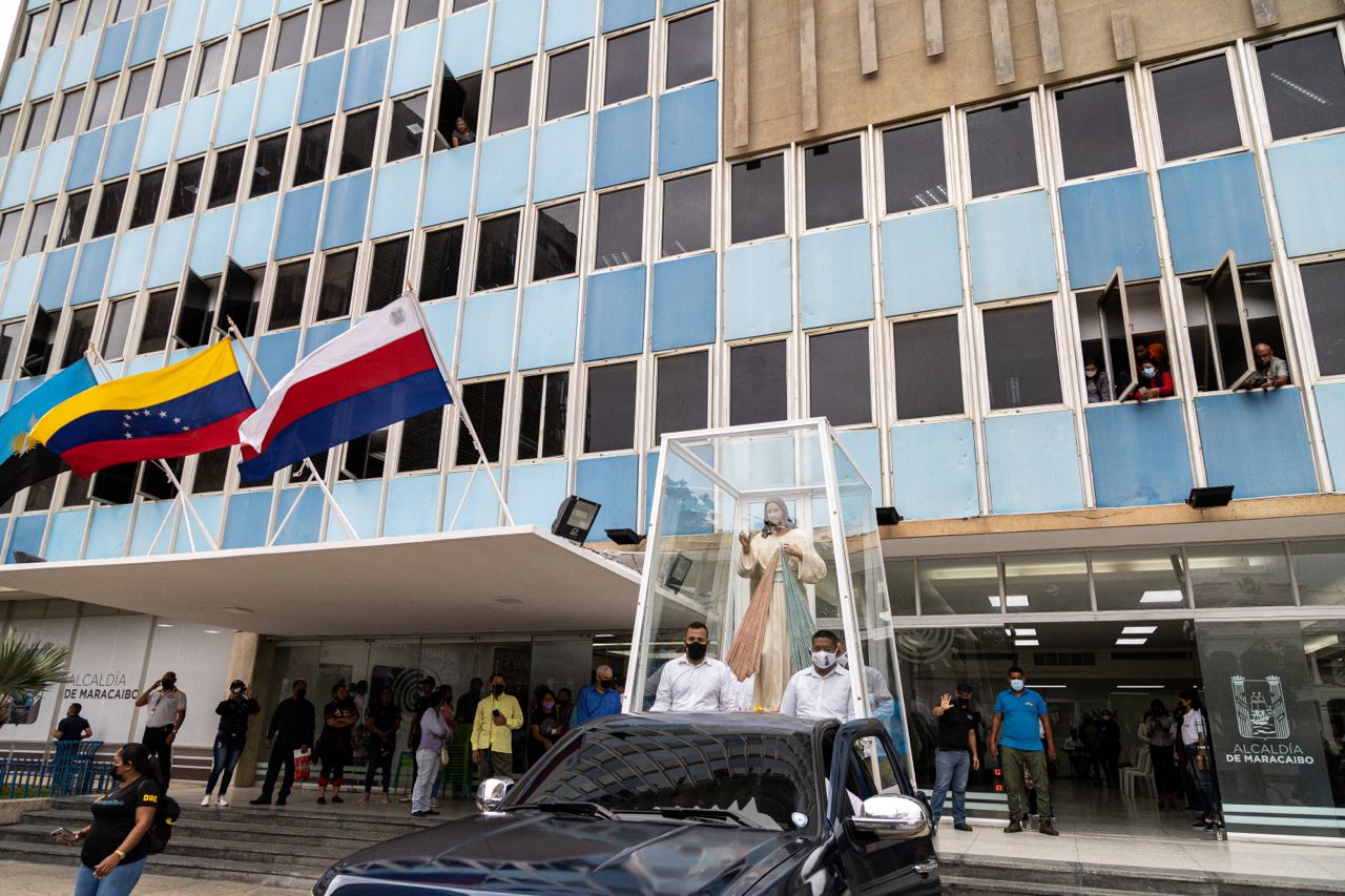 A la sede de la Alcaldía de Maracaibo llega Jesús de la Misericordia