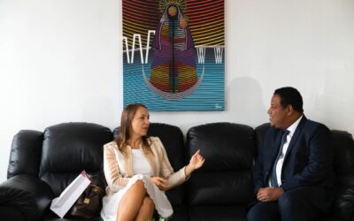 Alcalde Rafael Ramírez Colina recibió la visita de la encargada de negocios de la República de Polonia