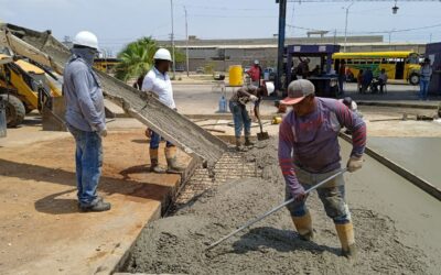 Culminan primera fase de reparación de vías de acceso de unidades en el Terminal de Pasajeros de Maracaibo