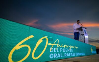 Alcaldía de Maracaibo honró con la Orden San Sebastián al historiador Vinicio Nava Urribarrí en homenaje a los 60 años del Puente General Rafael Urdaneta