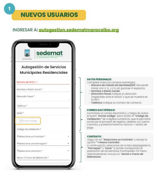 SEDEMAT activa registro en línea de servicios municipales para residencias