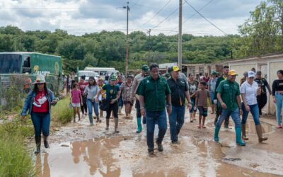 Solo en Idelfonso Vásquez más de 400 personas atendidas por la Alcaldía en operativo por lluvias