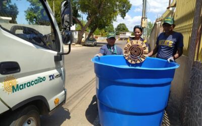 Alcaldía de Maracaibo en alianza con el sector privado beneficia con tanques de agua a 12 familias de ocho parroquias