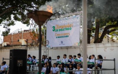 Niños de 36 escuelas encienden antorcha de las 3eras Olimpíadas de Deletreo: Conozcamos a Maracaibo
