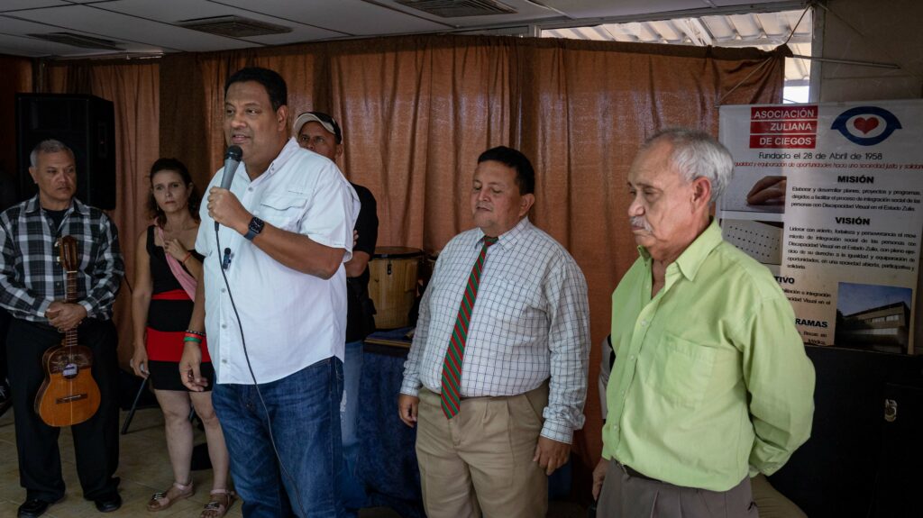 La Asociación Zuliana de Ciegos recibió al alcalde Rafael Ramírez Colina y a las autoridades de la Alcaldía de Maracaibo