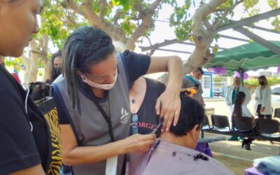 Con jornada de peluquería y barbería, participantes de cursos del IMCEC demuestran las habilidades aprendidas en cortes de cabello