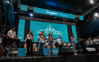 Gaiteritos de Francisco Eugenio Bustamante conforman escuela que ganó el primer lugar del Festival Infantil Juvenil de Gaitas 2023
