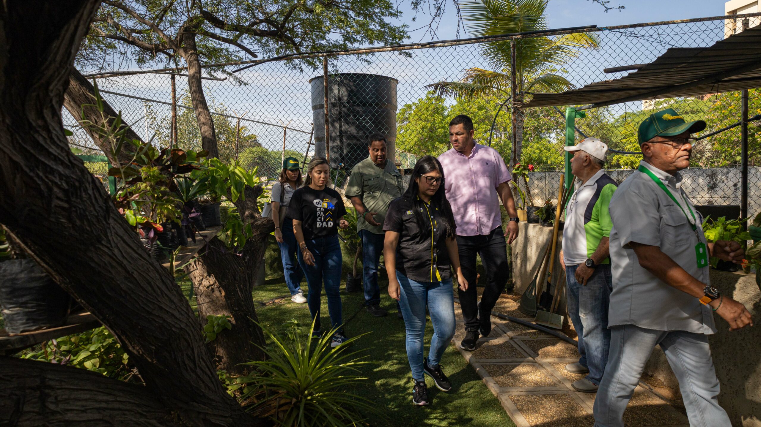 Jardín Vivero del parque Vereda del Lago, el espacio de relajación que prepara la Alcaldía para los marabinos