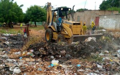 Una montaña de desechos de 120 metros de largo fue el punto crítico más grande que recogió la Alcaldía de Maracaibo en la C-3