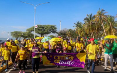 Grupo de Apoyo y Alcaldía de Maracaibo conmemoran Día de la Microcefalia con “caminata amarilla” en Vereda del Lago