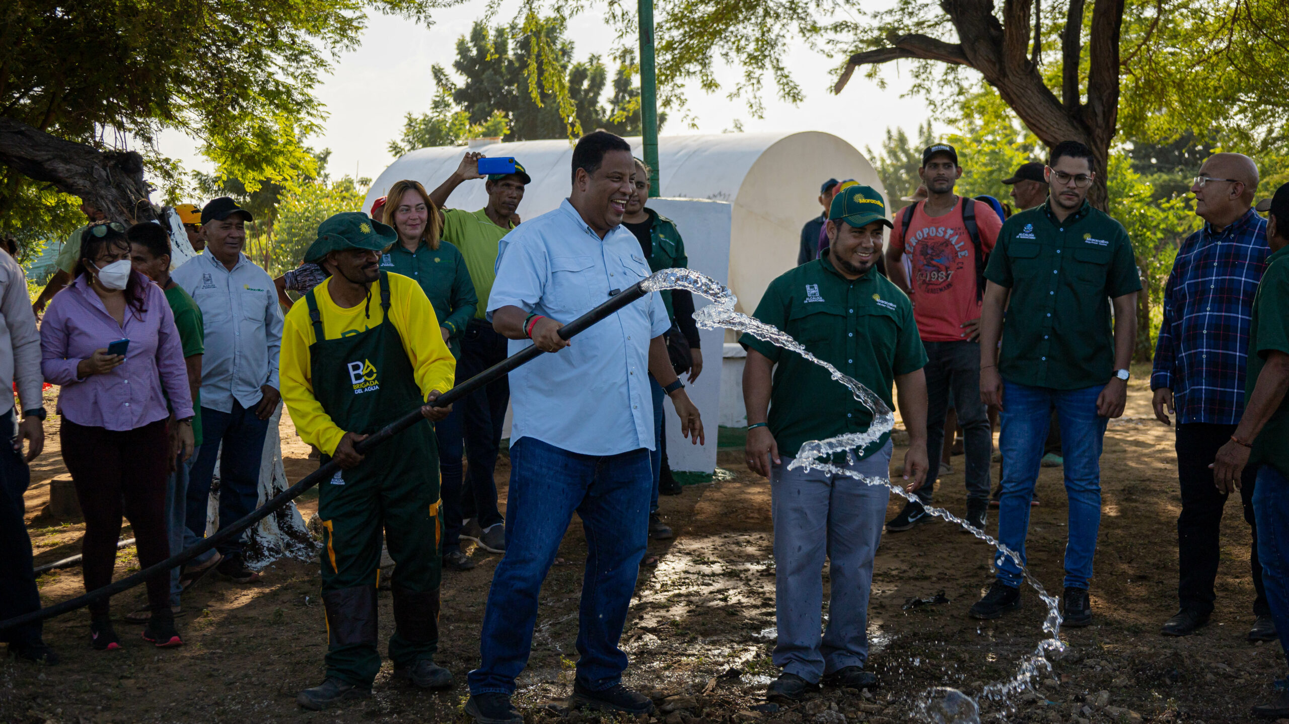 Brigada del Agua de la Alcaldía de Maracaibo perfora pozo de agua para abastecer a 600 familias en Antonio Borjas Romero