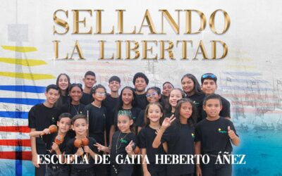 Escuela de Gaita Heberto Áñez estrena “Sellando la libertad”, su premio como ganadores del tercer lugar en el Festival de Gaitas 2023