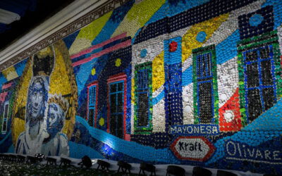 Maracaibo es la ciudad con más murales hechos con tapas plásticas del mundo