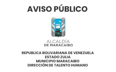 Aviso Público Alcaldía de Maracaibo