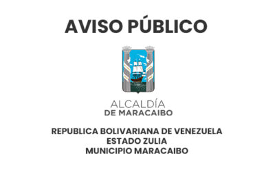 Aviso Publico Alcaldía de Maracaibo