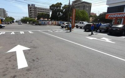 Alcaldía de Maracaibo arranca con la demarcación de 100 Pare para reducir los accidentes viales en la ciudad