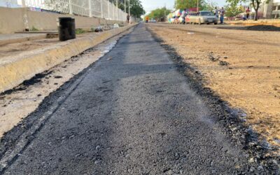 Alcaldía repone más de 60 toneladas de asfalto tras trabajos de gas en San Rafael