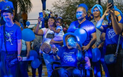 Maracaibo se vistió de azul en el Día Mundial de la Concienciación del Autismo