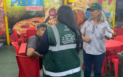 Alcaldía realiza jornada de sensibilización por la defensa de la infancia en calles de Maracaibo